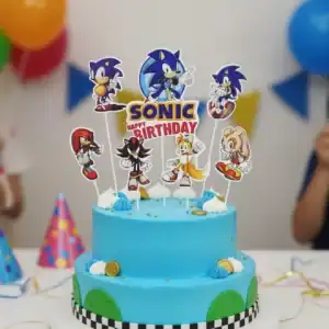 CAKE TOPPER 7PC SONIC THE HEDGEHOG - CAKE CRAFT