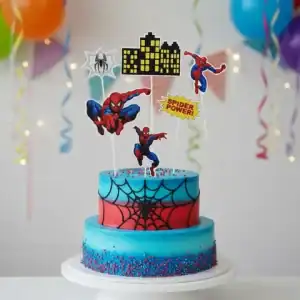 CAKE TOPPER 6PC SPIDERMAN - CAKE CRAFT