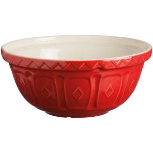 MASON CASH BOWL 24CM RED CERAMIC - MASON CASH
