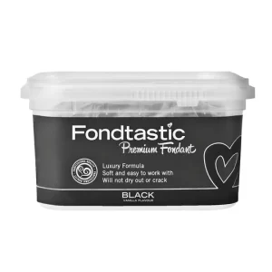 FONDANT BLACK 250G - FONDTASTIC