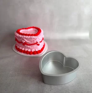 CAKE TIN HEART 10" - MONDO