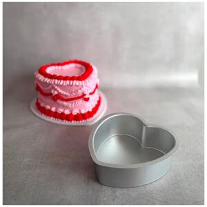 CAKE TIN HEART 10" - MONDO