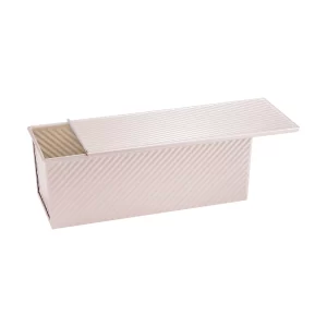 CORRUGATED LOAFPAN WITH COVER 1KG - 34CM
