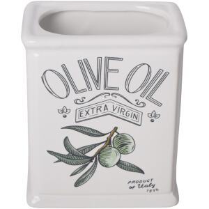 OLIVE OIL VESSEL CLASSIC WHITE 14CM - URBAN