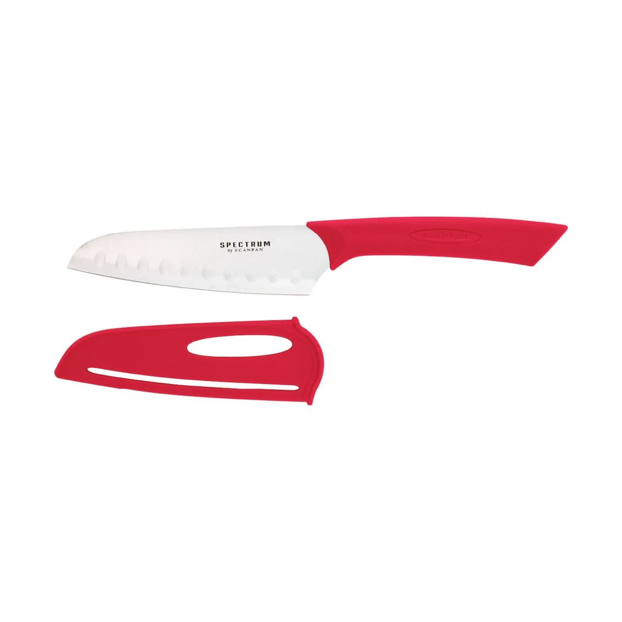 SCANPAN SANTOKU KNIFE 12.5CM RED - SCANPAN