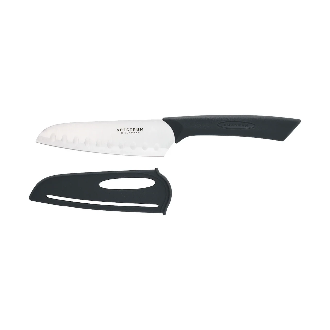 SCANPAN SANTOKU KNIFE 12.5CM BLACK - SCANPAN