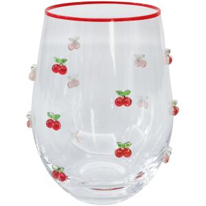 KAYA CHERRY STEMLESS GLASS RED 12CM - URBAN