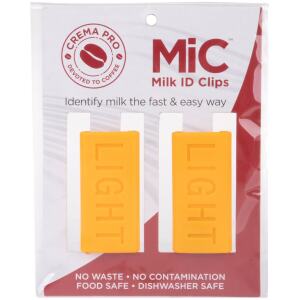 MILK ID CLIPS YELLOW - LIGHT - DONALDSON