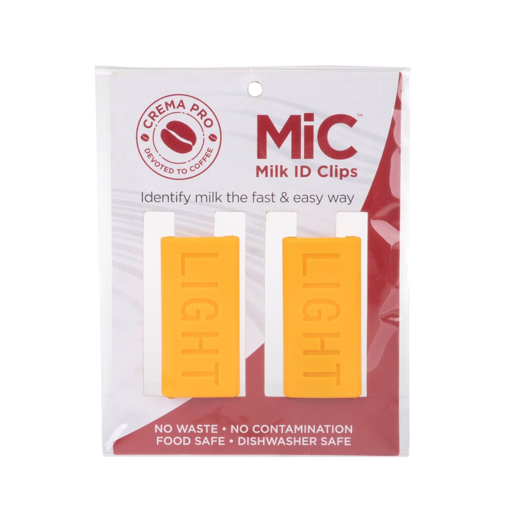 MILK ID CLIPS YELLOW - LIGHT - DONALDSON