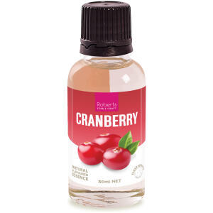 ROBERS FLAVOUR CRANBERRY 30ML - ROBERTS
