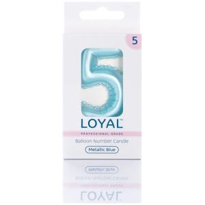 CANDLE BALLOON NO5 METTALIC BLUE - LOYAL