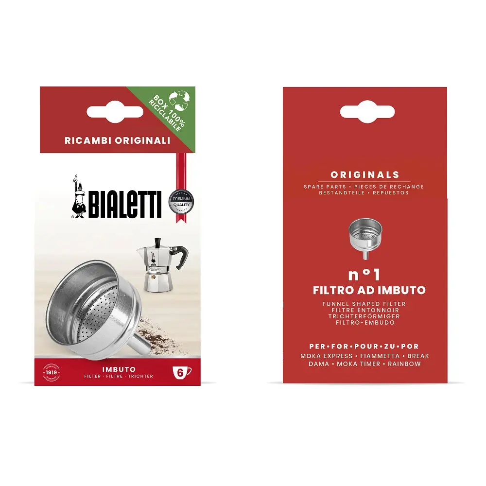 BIALETTI 6 CUP ALUM FUNNEL - BIALETTI