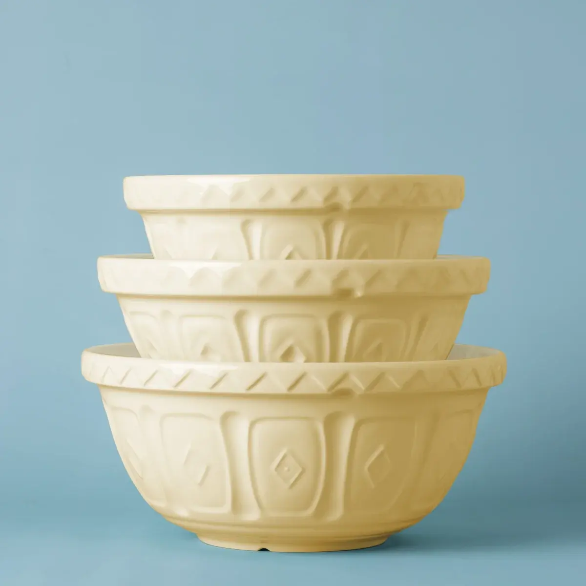 MASON CASH BOWL 29CM YELLOW - MASON CASH
