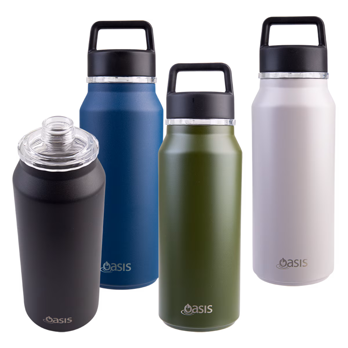 DRINK BOTTLE S/S SUMMIT CHUG SPOUT STONE 1LT - OASIS